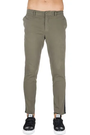THE EDITOR Pantaloni In Cotone Con Applicazione Logo Retro