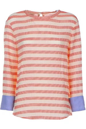 ALYSI Blusa In Cotone A Righe