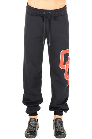 GCDS Pantaloni In Cotone Con Stampa Logo Del College