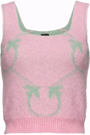 Pinko Top "laurie" In Misto Alpaca