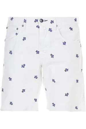 Vilebrequin Bermuda In Cotone Con Ricamo Logo