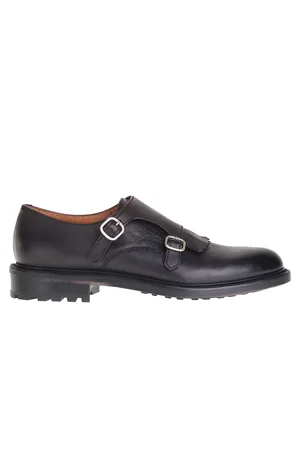 DUCA DI WELLS Scarpa Con Fibbie In Nappa Nera