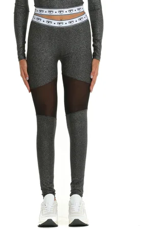 Chiara Ferragni Leggings Logomania Glitter