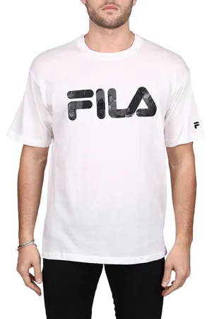 Fila Tshirt Bianca Con Dettaglio Logo Frontale In Cotone