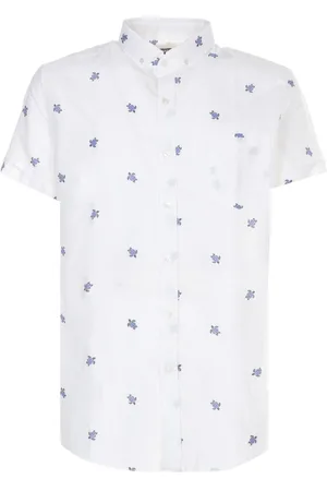 Vilebrequin Camicia In Cotone Con Stampa Logo