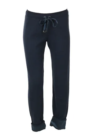 KANGRA CASHMERE Pantalone In Tuta In Seta, Lana E Cashmere