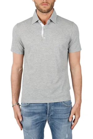 Etro Polo Slim Fit In Cotone Con Ricamo Logo Frontale