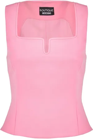 Moschino Top Con Scollo Rettangolare