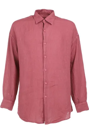 COSTUMEIN Camicia "valentino" Bordeaux In Lino