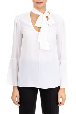 Michael Kors Camicia In Seta Con Fiocco