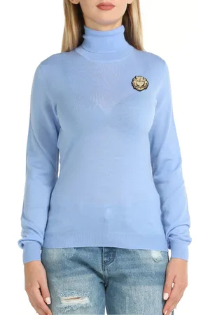 Moschino Maglia A Collo Alto Con Patch