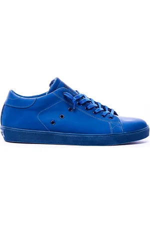 Leather Crown Sneakers In Pelle Con Stampa Logo Su Linguetta