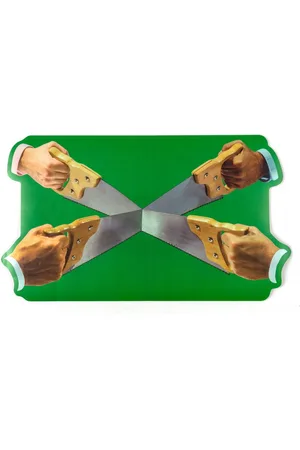 SELETTI Tovaglietta Verde Modello Seghe