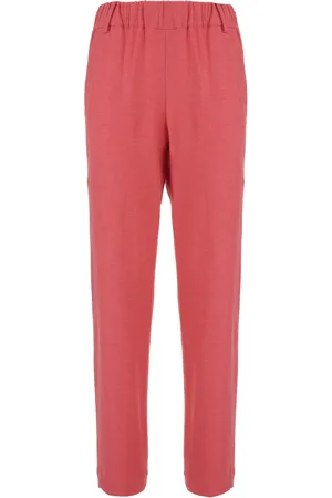ALYSI Pantalone Corallo In Lana Vergine