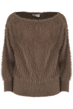 WEILI ZHENG Maglia Furry Cammello