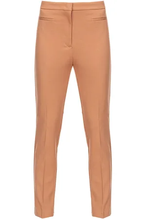 Pinko Pantalone "perfetto" Cammello In Punto Stoffa