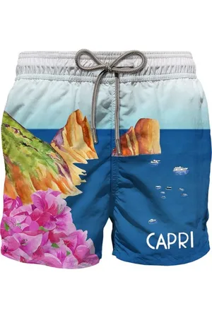 MC2 SAINT BARTH Costume Da Bagno Capri Vintage In Techno Stampato