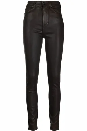Paige Jeans "cheeky" Con Finitura Spalmata