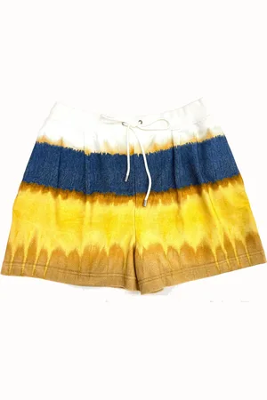 Alberta Ferretti Shorts Tie Dye "i Love Summer"