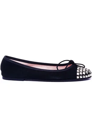 Pretty Ballerinas Ballerina Nera Con Applicazione Frontale