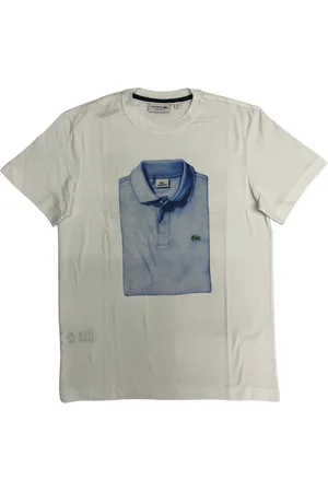 Lacoste Tshirt Bianca In Cotone