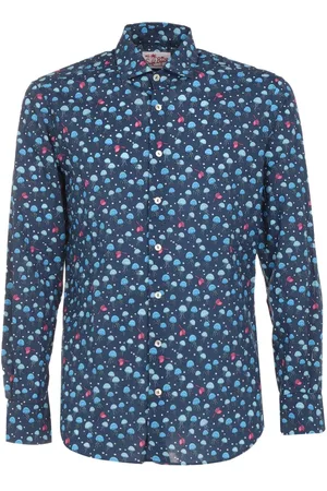 MC2 SAINT BARTH Camicia In Cotone Con Stampa Meduse All Over