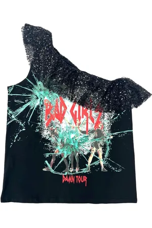 Pinko Tshirt "sharpei" Nera In Cotone