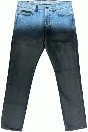 MARCELO BURLON Jeans Bicolore In Denim Di Cotone