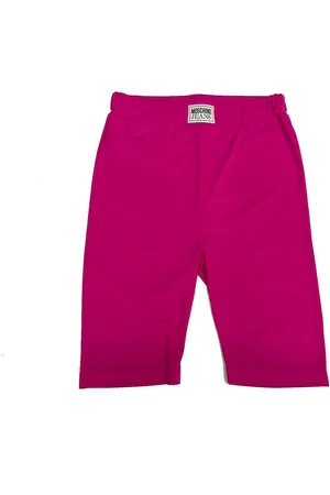 Moschino Leggings Corto Con Patch Logo