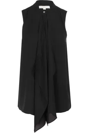 Michael Kors Blusa Nera In Seta