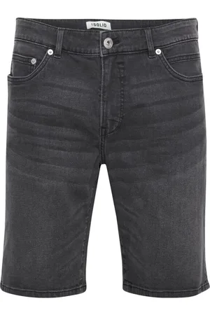 Solid Bermuda "sdryder" Scuro In Denim Di Cotone