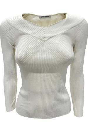 Alberta Ferretti Maglia Bianca