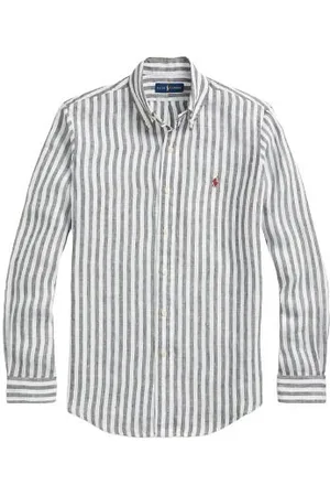 Ralph Lauren Camicia In Lino A Righe