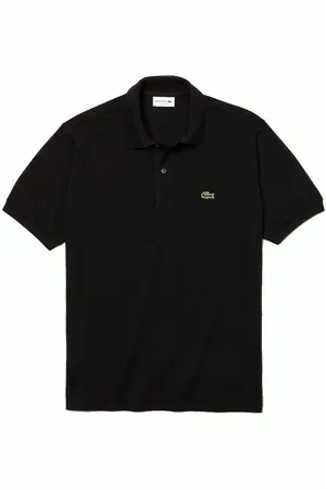 Lacoste Polo Classica Nera In Petit Pique