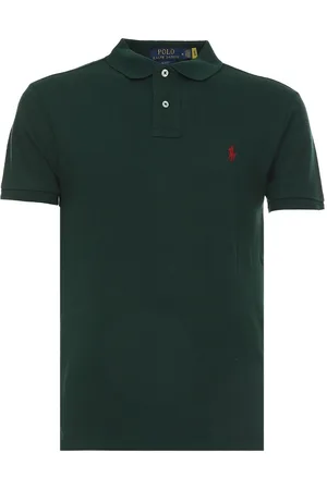 Ralph Lauren Polo In Cotone Con Ricamo Logo Frontale