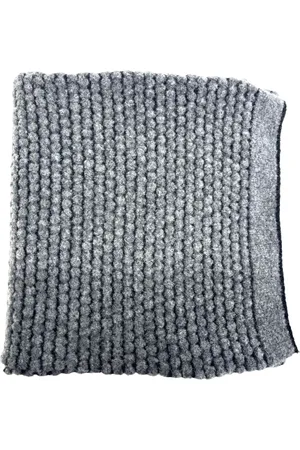 KANGRA CASHMERE Sciarpa Grigia In Misto Lana
