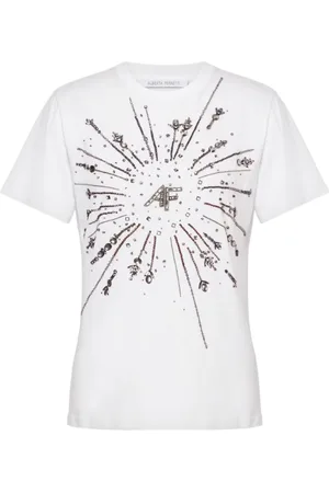 Alberta Ferretti Tshirt Bianca In Cotone