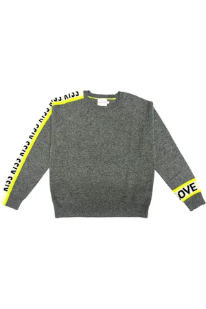 Brodie Maglia Grigia In Cashmere