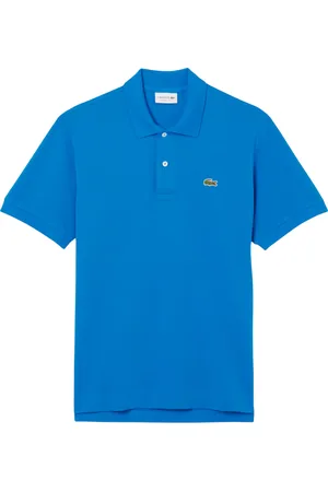 Lacoste Polo Classica Azzurra In Petit Pique