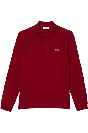 Lacoste Polo Classica Rossa Manica Lunga