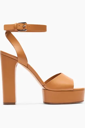 Casadei Betty Leather Platforms Sandals - Donna Plateau 35