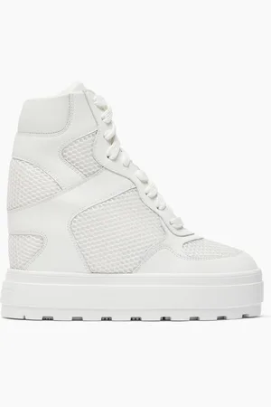 Casadei High Top Net & Leather Sneakers - Donna Sneakers 35