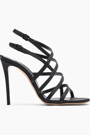 Casadei Julia Satin Cage Sandals - Donna Sandali 36