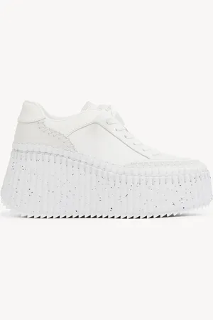 Chloé Sneaker con zeppa Nama Taglia 36 100% Pelle di bovino