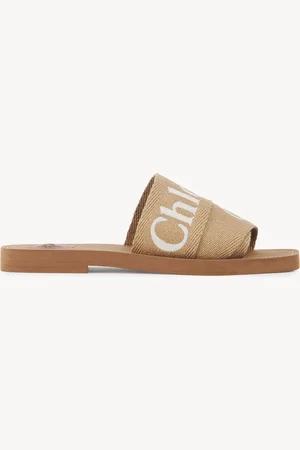 Chloé Sabot Woody Taglia 38 90% Lino, 10% Poliestere