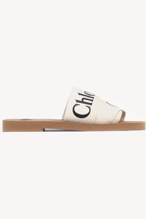 Chloé Sabot Woody Taglia 40 90% Lino, 10% Poliestere