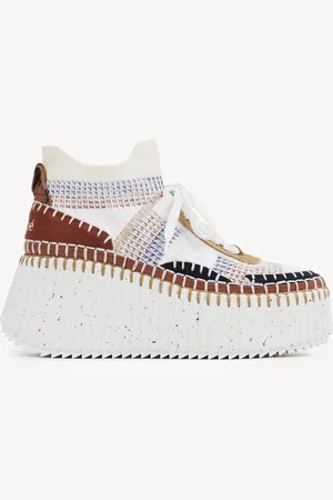Chloé Sneaker con zeppa Nama Taglia 41 100% Pelle di bovino