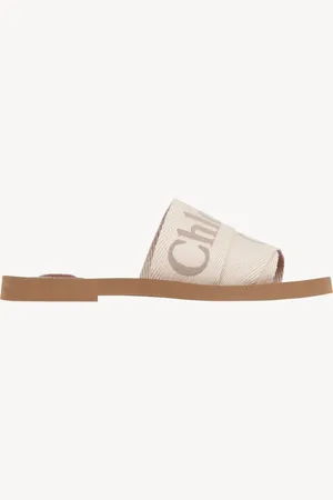 Chloé Sabot Woody Taglia 40 90% Lino, 10% Poliestere