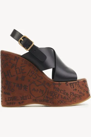 Chloé Sandali con zeppa Maxime Taglia 41 100% Pelle di vitello