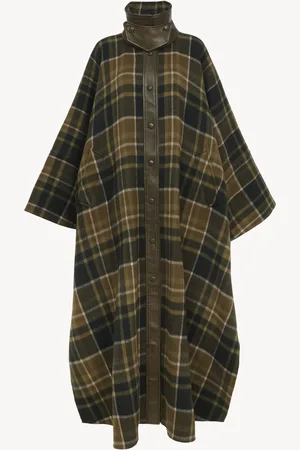 Chloé Cappotto lungo a collo alto in lana double-face Taglia 40 99% Lana, 1% Seta
